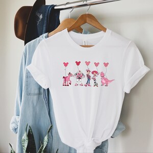 Toy Story Valentines Day Shirt, Disneyworld Shirt, Disney Love Tee, Buzz Lightyear and Jessie Shirt, Woody and Buzz Shirt, Mickey Cupid Tee.