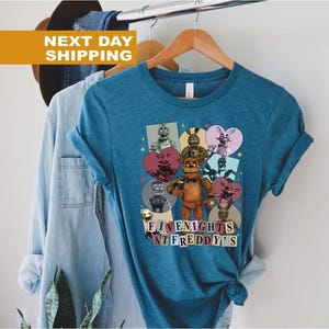 Five Nights At Freddy Eras Style Shirt, Limited Five Nights At Freddy&#39;s Vintage T-Shirt,Five Nights at Freddys T-shirt,Video Game Shirt,Gift