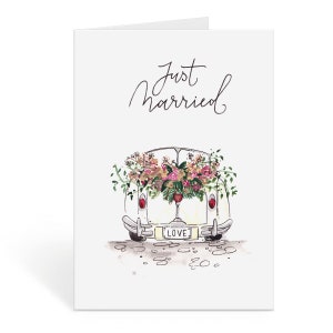Just Married, Hochzeitskarte