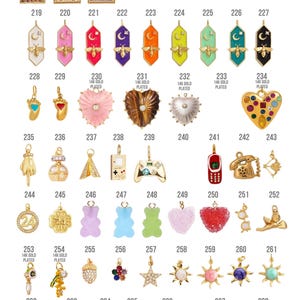 Charm Brooch Make Your Own Pin Customizable Safety Pin Purse Handbag Backpack Cardigan Fashion 18K Gold Plated Personalized Pin image 9
