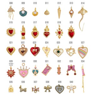 Charm Brooch Make Your Own Pin Customizable Safety Pin Purse Handbag Backpack Cardigan Fashion 18K Gold Plated Personalized Pin image 5