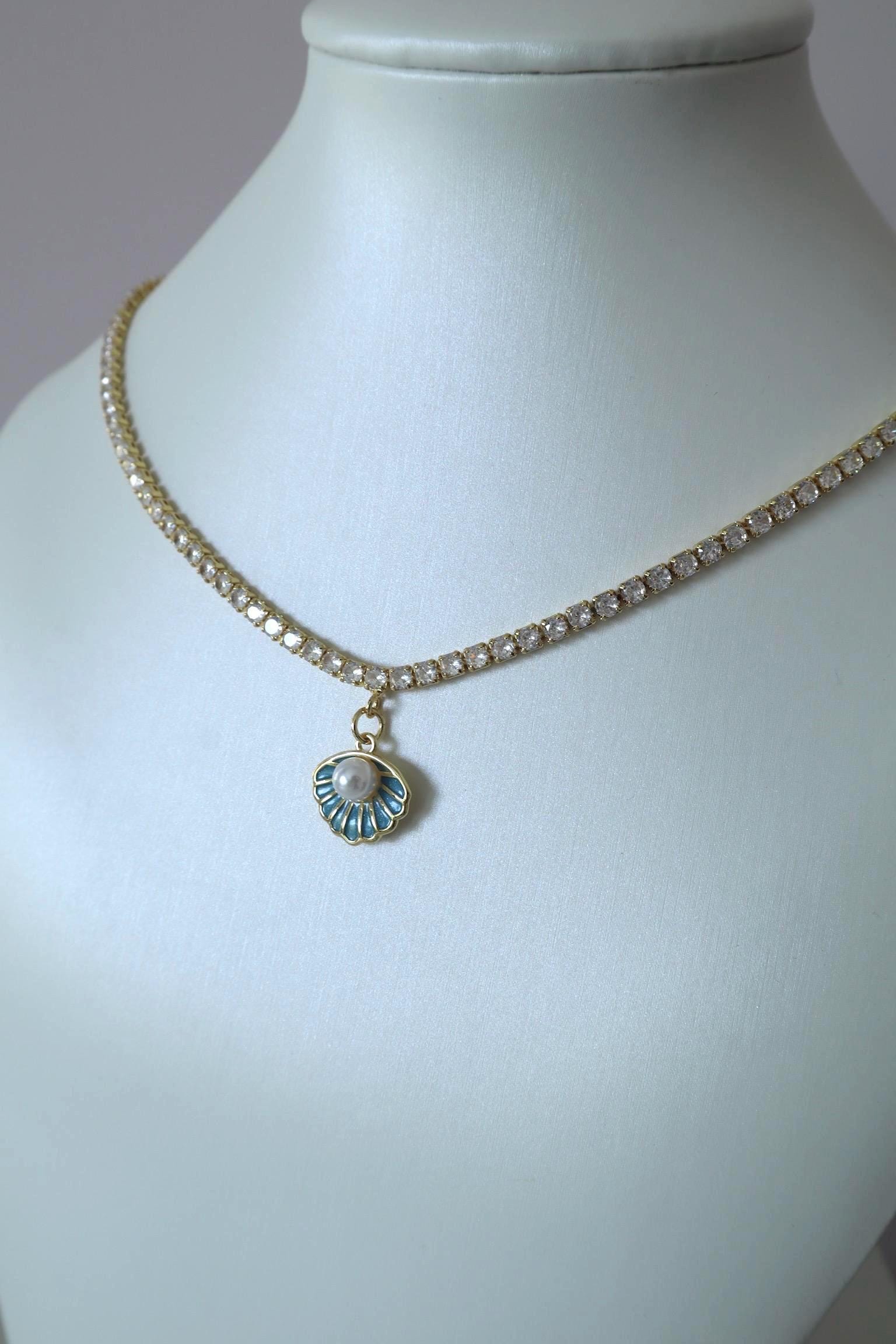 Build Your Own Custom Charm Necklaces Personalized 18k Gold Plated, Permanent Jewelry, Fruit Charm, Ocean Charm, Handmade, Shell Necklace