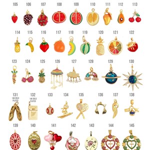 Charm Brooch Make Your Own Pin Customizable Safety Pin Purse Handbag Backpack Cardigan Fashion 18K Gold Plated Personalized Pin image 7