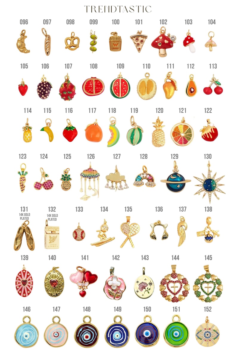 Charm Brooch Make Your Own Pin Customizable Safety Pin Purse Handbag Backpack Cardigan Fashion 18K Gold Plated Personalized Pin image 7