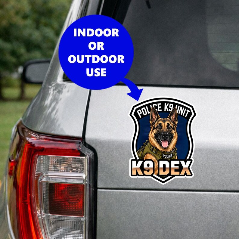K9 Sticker Square Custom Police K9 Stickers Decals, K9 Unit Decal, Police Dog, Law ...