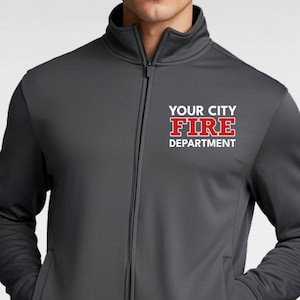 Custom Firefighter Jacket, Fire Department Jacket, Fireman Jacket, Fire Rescue Jacket
