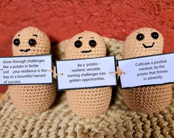 Motivational potato crochet pattern