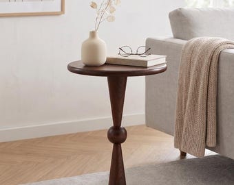 Handmade Wooden Rustic Side Table, Modern Custom Coffee Table, Farmhouse Nightstand, Bedside End Table, Accent Table Decor