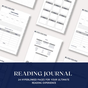 Diario de lectura, buenas notas, páginas con hipervínculos, impresión