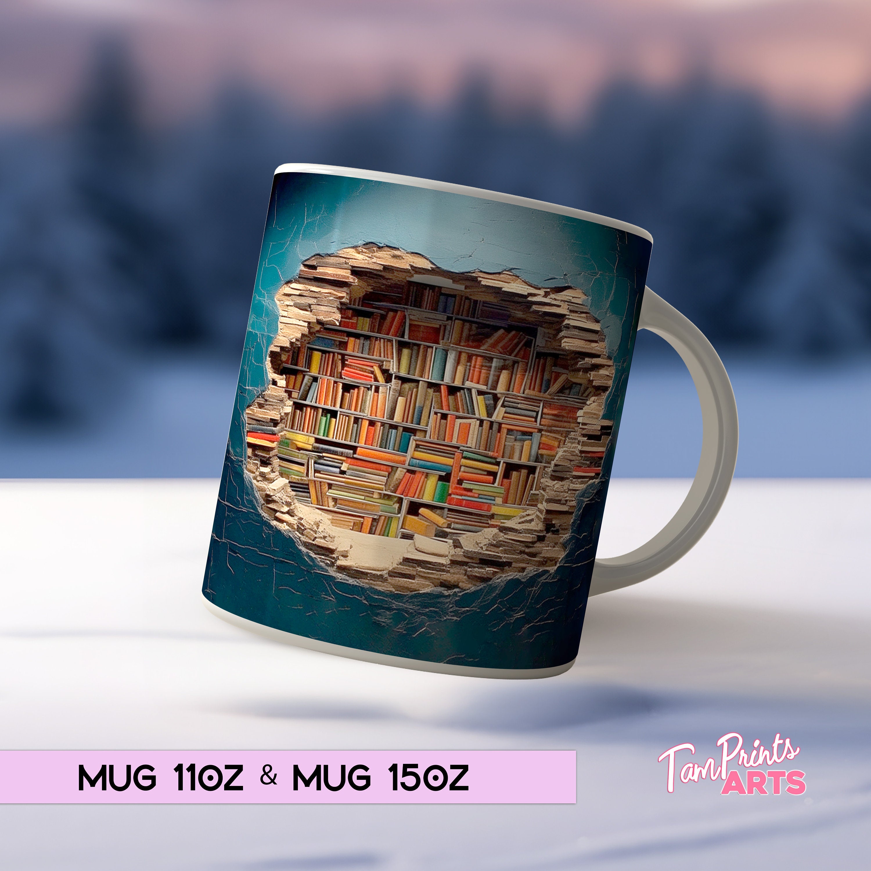 Atlodas Bookworm Mug, Creative 3D Print Bookshelf Mug, Personalise Space  Design Multi-Purpose Cerami…See more Atlodas Bookworm Mug, Creative 3D  Print