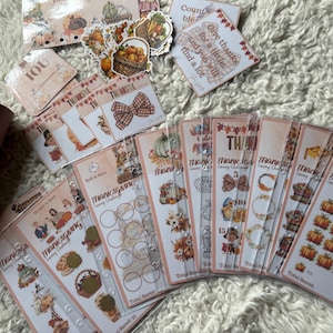 DIGITAL Thanksgiving Saving Challenge Box