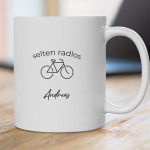 Bicycle Mug Rarely Radless Racing Bike Gift Idea Mug with Name