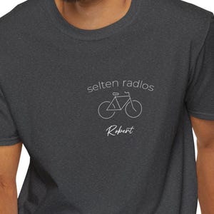 Bicycle T-Shirt Personalized Bicycle Shirt Cycling Gift Biker Shirt Road Bike T-Shirt with Name Cyclist Rarely Bikeless