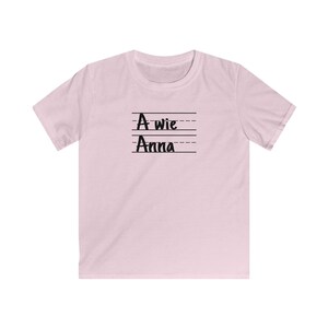 School enrollment shirt school start primary school T-shirt with name ABC schoolchild T-shirt girls and boys Light Pink