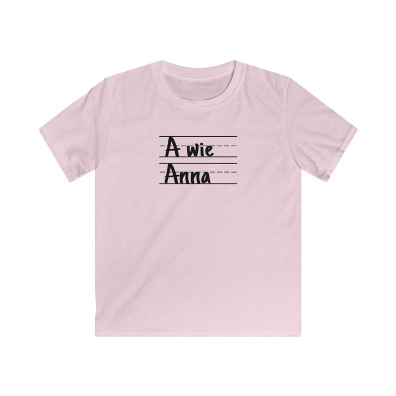 School enrollment shirt school start primary school T-shirt with name ABC schoolchild T-shirt girls and boys Light Pink