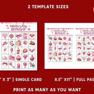 Valentine's Day Bingo Game For 32 Players - Family Party Game With Cards, Heart Chips & Calling Cards For Kids & Adults