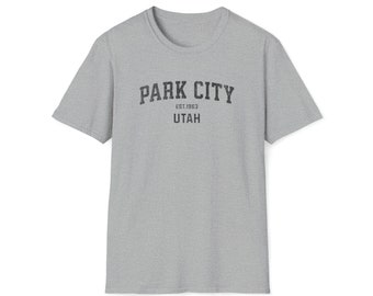 Park City Distressed Ski T-Shirt