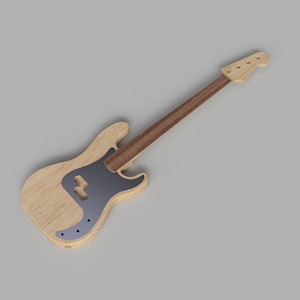 Fender Precision Bass 3D CAD Files: CNC Guitar Plan (Digital Download)