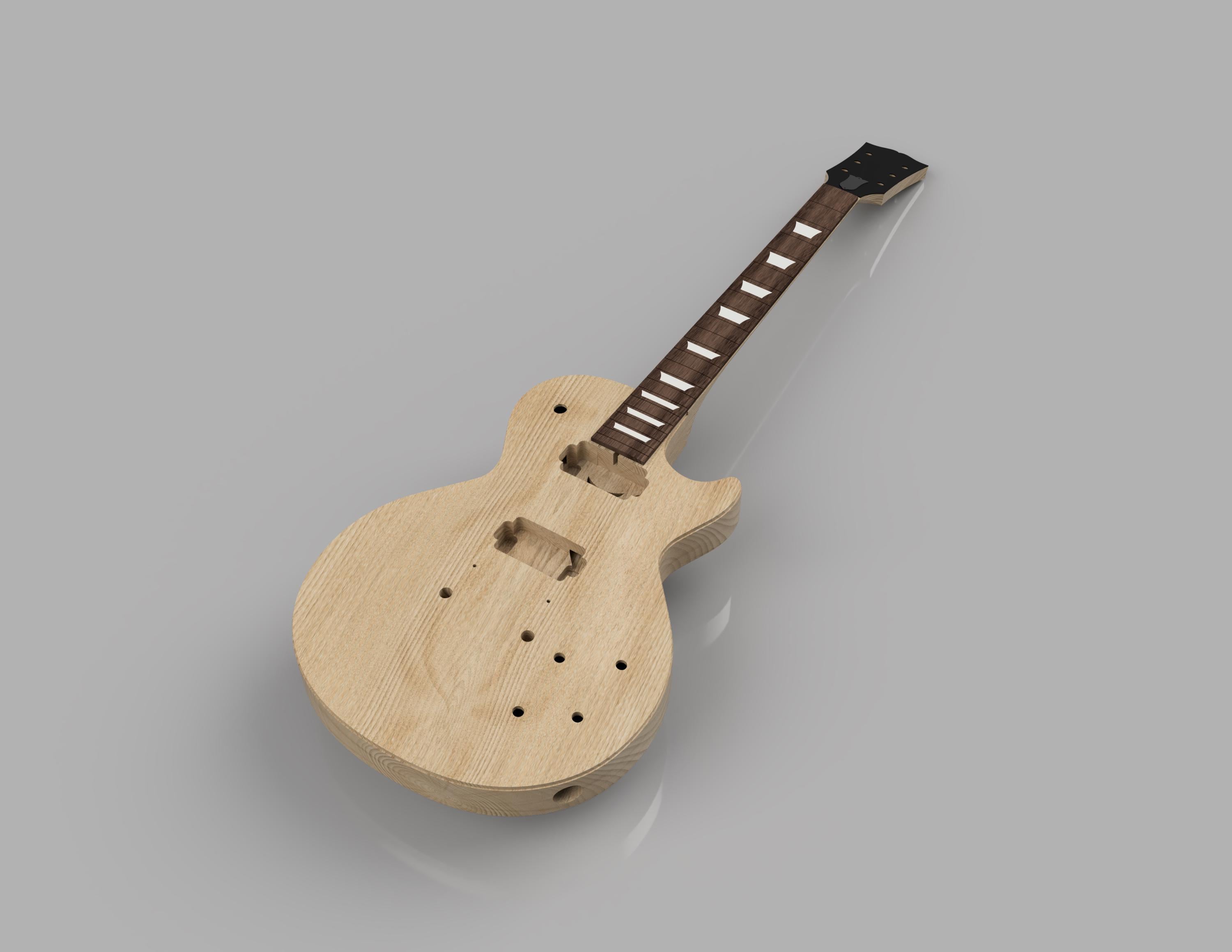 Gibson 59 Les Paul 3D | CNC Files | Guitar Plan - Etsy