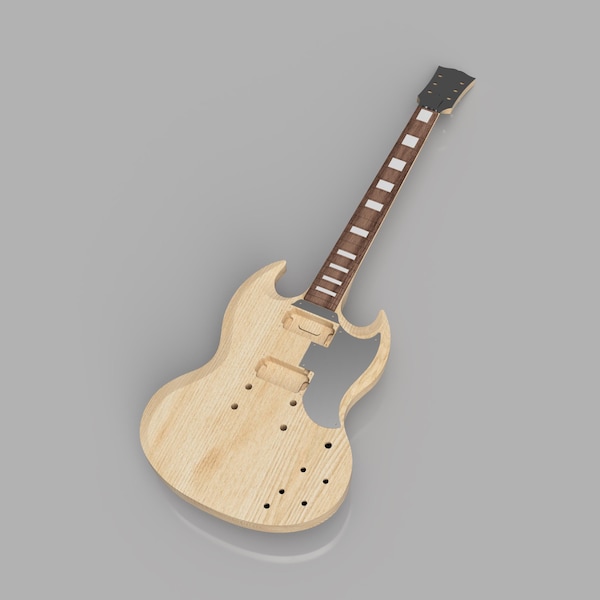 Gibson SG | 3D | CNC Files | Guitar Plan