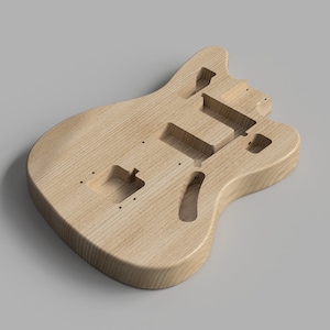 Fender Jaguar Gitaar Body 3D CAD-bestanden 1: 1 | CNC-bestanden | DIY-project | 3D-printen