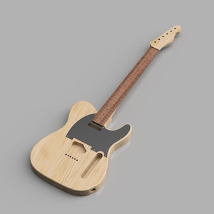 Fender Telecaster | CNC-filer | Gitarrritning | 3D-utskrift