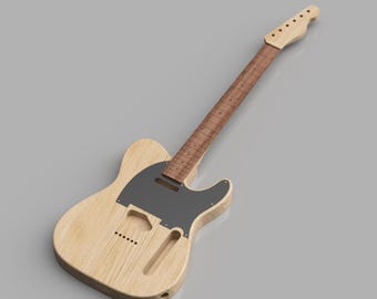 Fender Telecaster | CNC Files | Guitar Plan | 3D Printing