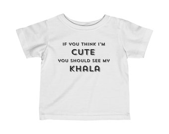 Niedliches Khala Säugling Baby T-Shirt Geschenk