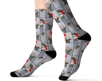 Valentine's Day Gift! Custom Designed Socks - You can add any picture you want to these Socks!