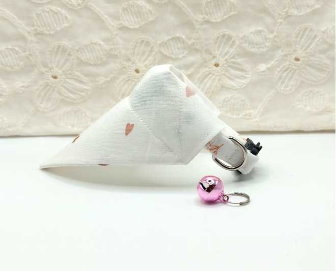 Personalized Kitten Cat Collar and Bandana/kitten Cat Identification