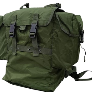 Vintage Singapore Military Field Pack Bag (30L)