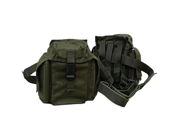 Vintage Singapore Army Pouch Gas Mask Bag
