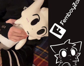 Boykisser Plush – exclusive by FemboyZone