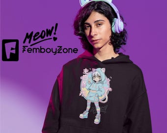 Neko Femboy Hoodie -  by Femboyzone