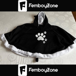 Cuddly Kawaii Poncho - Meow! Cozy, Playful & irresistibly Cute!