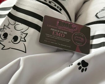 Proud to be Emo – Lifetime Membership Card