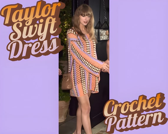Taylor Swift Inspired Crochet Dress Pattern, 7 Sizes XS-3XL, Crochet Pattern,  Customizable Dress Pattern PDF, Festival Taylor Crochet Dress - Etsy
