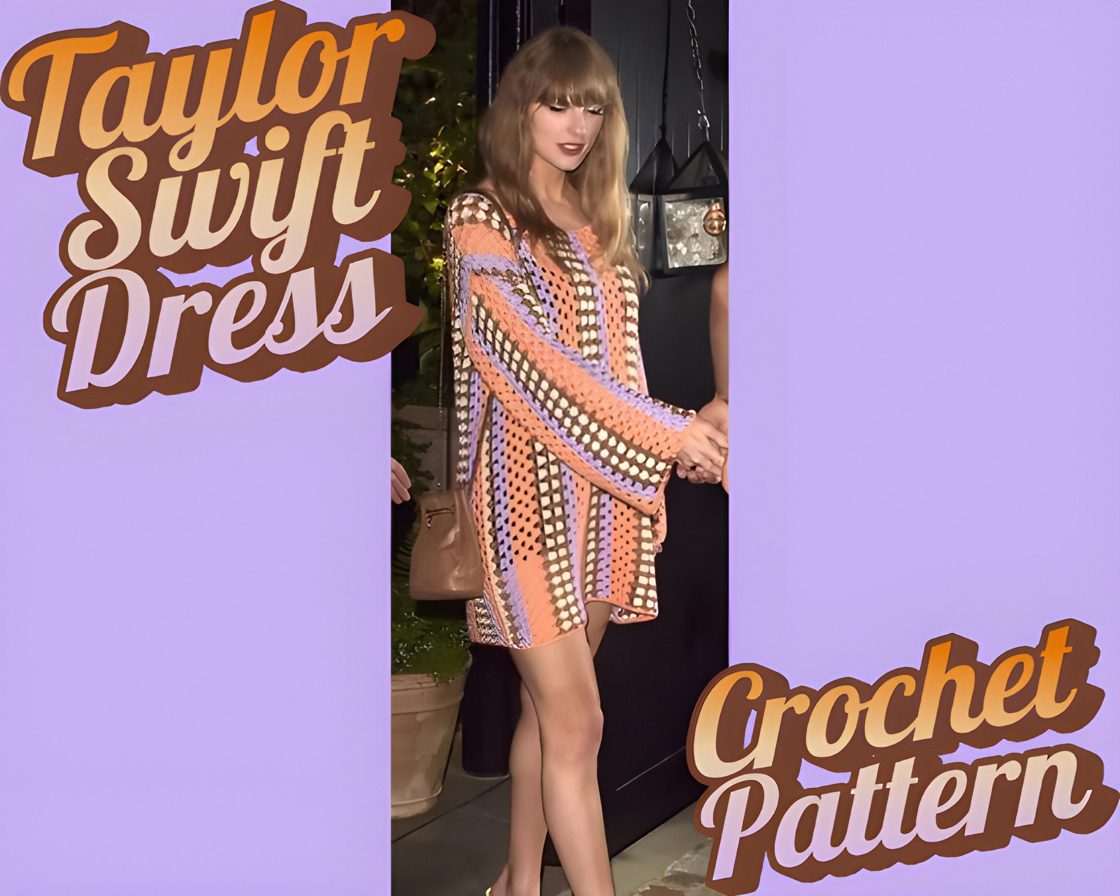 Taylor Swift Inspired Crochet Dress Pattern, 7 Sizes XS-3XL, Crochet Pattern,  Customizable Dress Pattern PDF, Festival Taylor Crochet Dress - Etsy