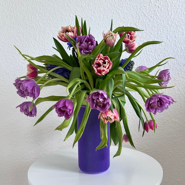 Minimalistische Vase für Trockenblumen und Frischblumen,skandinavisches Design, Scandi Style Deko, nachhaltige Wohndeko,skandinavischer Stil