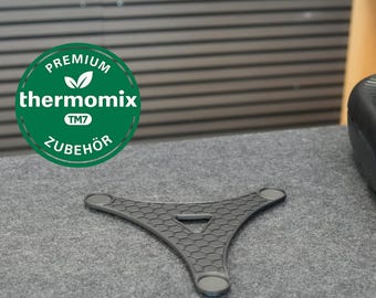 Premium glidbräda för Thermomix TM7 – med teflonglidkuddar för säkert stativ och skydd av vågfunktionen – presentidé