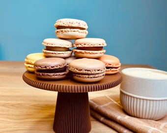 Mini tårtfat, liten tallrik för macarons, bakverk, choklad etc., mini-nivåställ, litet tårtfat
