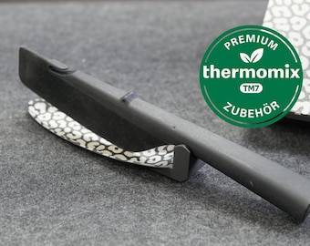 Thermomix TM7 Spatel Halter BIO | Tropfschutz | Klassisch Natur Leo | Nachhaltig | Zubehör Halter | Geschenk