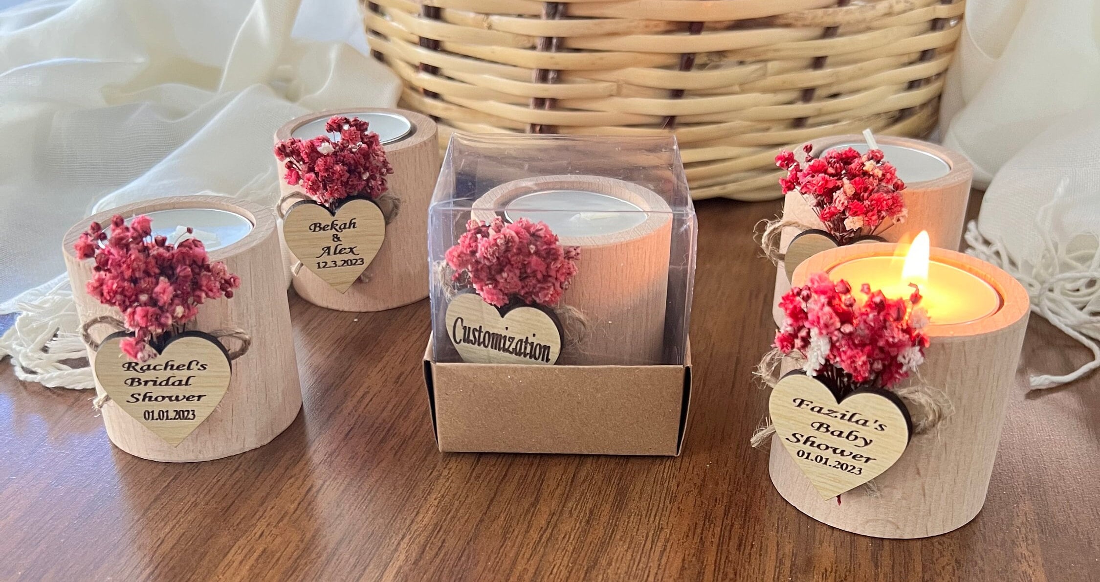 Personalized Candle Wedding Favor, Wedding Favors for Guests in Bulk ...