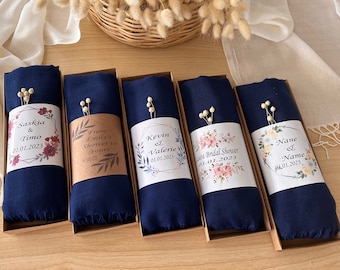 Personalized Wedding Favors  - Wedding Party Favors - Pashmina Shawl Wedding - Bridal Shower Favors - Wedding Favors for Guests in Bulk