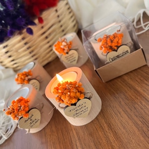 Personalized Candle Wedding Favor, Wedding Favors for Guests in Bulk, Wedding Gifts for Guests, Rustic Wedding Favors, Bridal Shower Favors