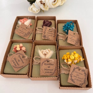 Rustic Wedding Favors • Party Soap Favors for Guests • Customized Soap Favors • Bridal Shower Gifts • Vegan Soaps • wedding favors