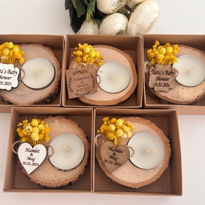 Personalized Candle Wedding Favor,Wedding Favors for Guests in Bulk,Wedding Gifts for Guests,Rustic Wedding Favors,Bridal Shower gift
