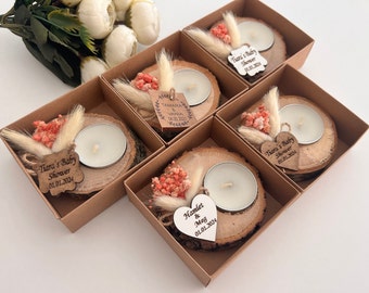 Bomboniere per ospiti in grandi quantità / Bomboniere per matrimoni in grandi quantità / Bomboniere rustiche per matrimoni / Bomboniere uniche / Porta tealight