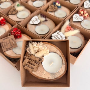Wedding Party Favors for Guests in bulk | Wedding Bulk Favors | Wedding Rustic Favors | Unique Favors | Tealight Holders