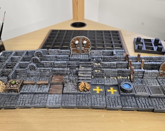 Dungeon Guide 2枚セット Modular Dungeon Blocks Starter Set: 84-piece Tabletop